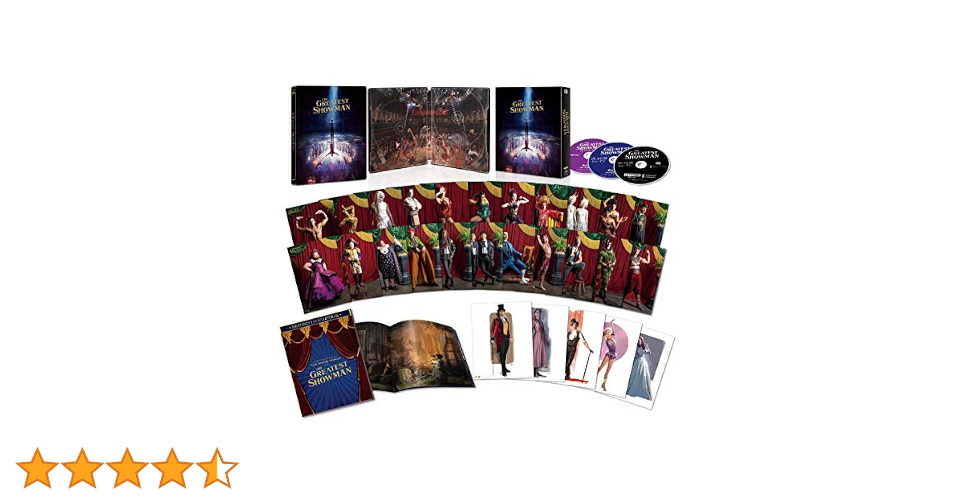 グレイテスト・ショーマン　日本限定コレクターズＢＯＸ（４Ｋ　ＵＬＴＲＡ　ＨＤ＋Ｂｌｕ－ｒａｙ　Ｄｉｓｃ） Amazon.co.jp: グレイテスト・ショーマン 日本限定コレクターズ